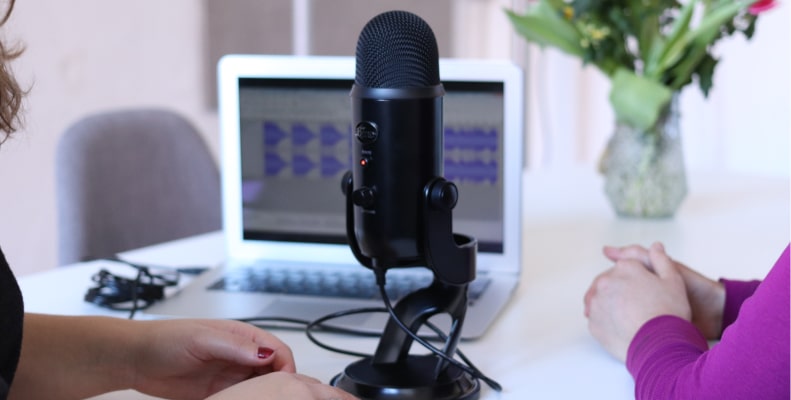 The Blue Yeti Microphone is an excellent choice for podcasting
