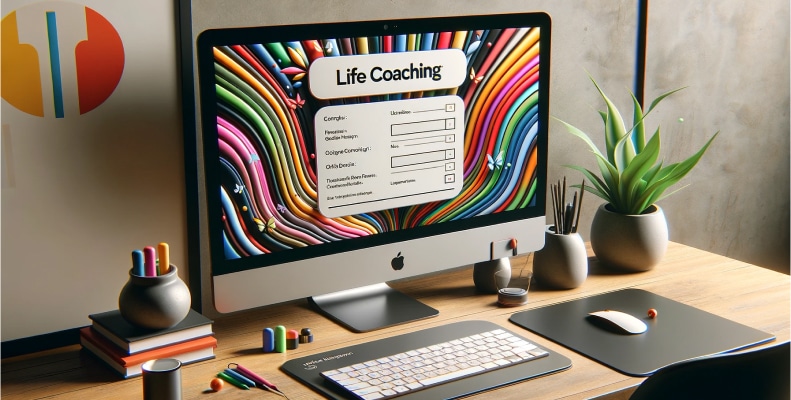 life coaching intake form design