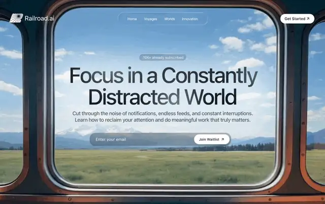 Kestrel AI landing page preview